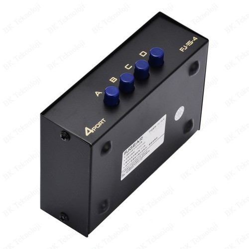 Çok Fonksiyolu 4 Port VGA Seçici Switch 1 Giriş 4 Çıkış - 4 Giriş 1 Çıkış